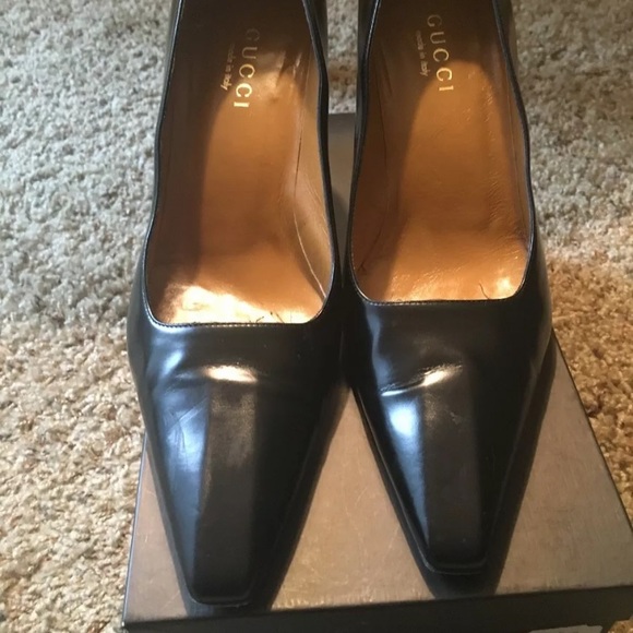 Gucci brown heel pumps sz 9B - Picture 6 of 8